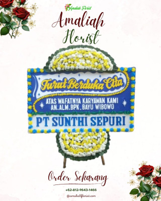 Papan Bunga Duka di Kudamati